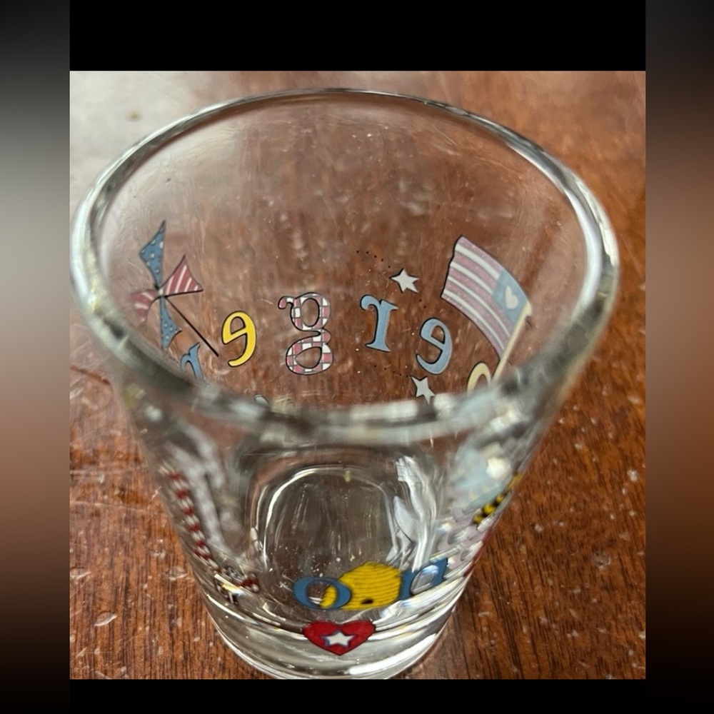 Longaberger souvenir shot glass